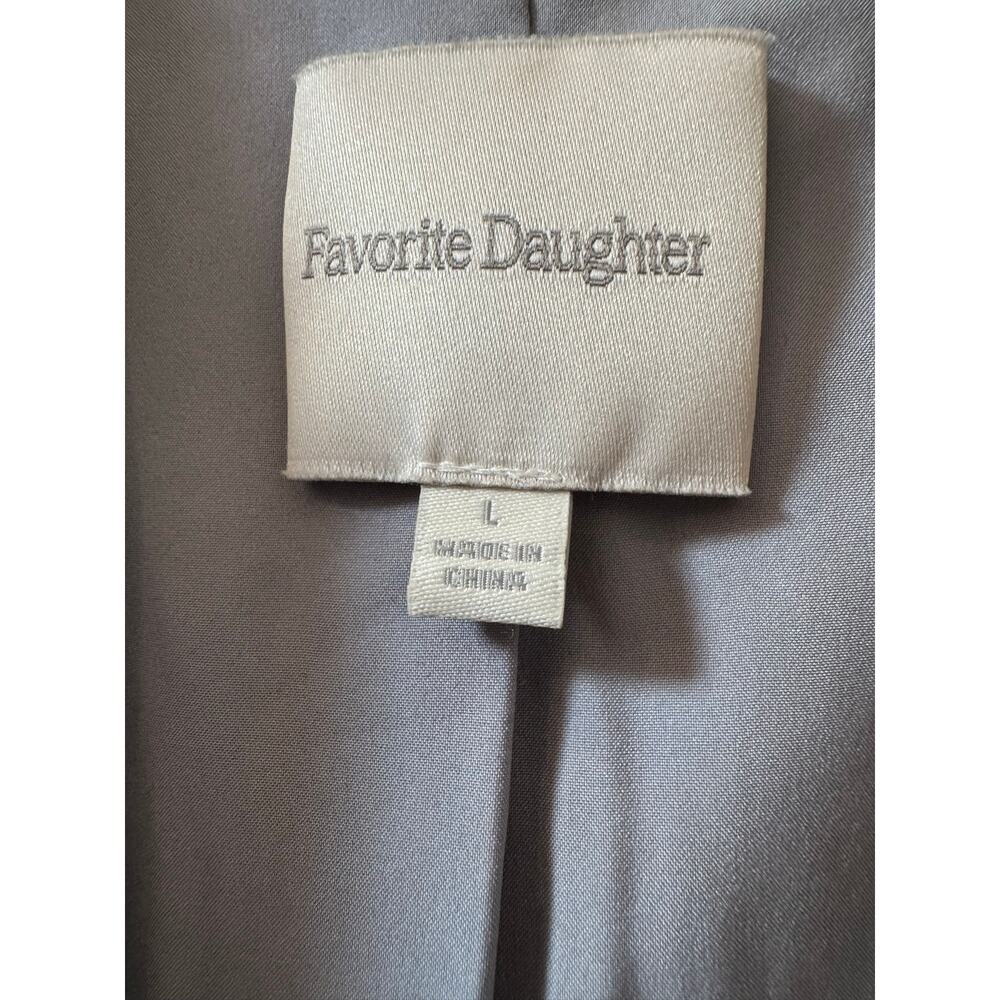Favorite Daughter 'The City' Frost Gray Layered Blazer L - Picture 3 of 6